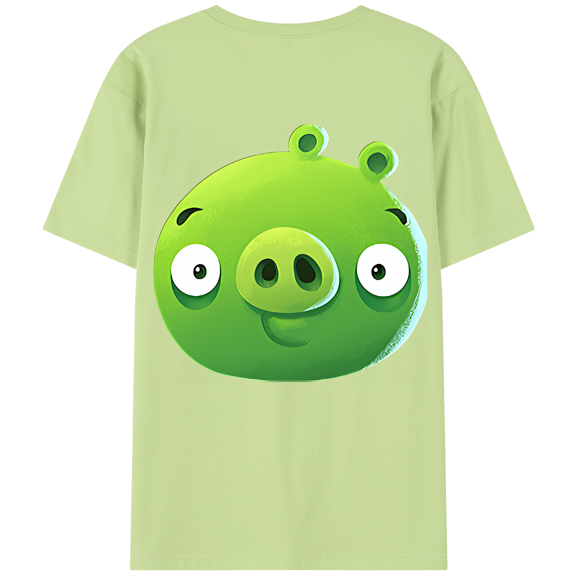（画像用） Angry Birds アングリーバード 綿100％半袖Tシャツ（背面プリント）
